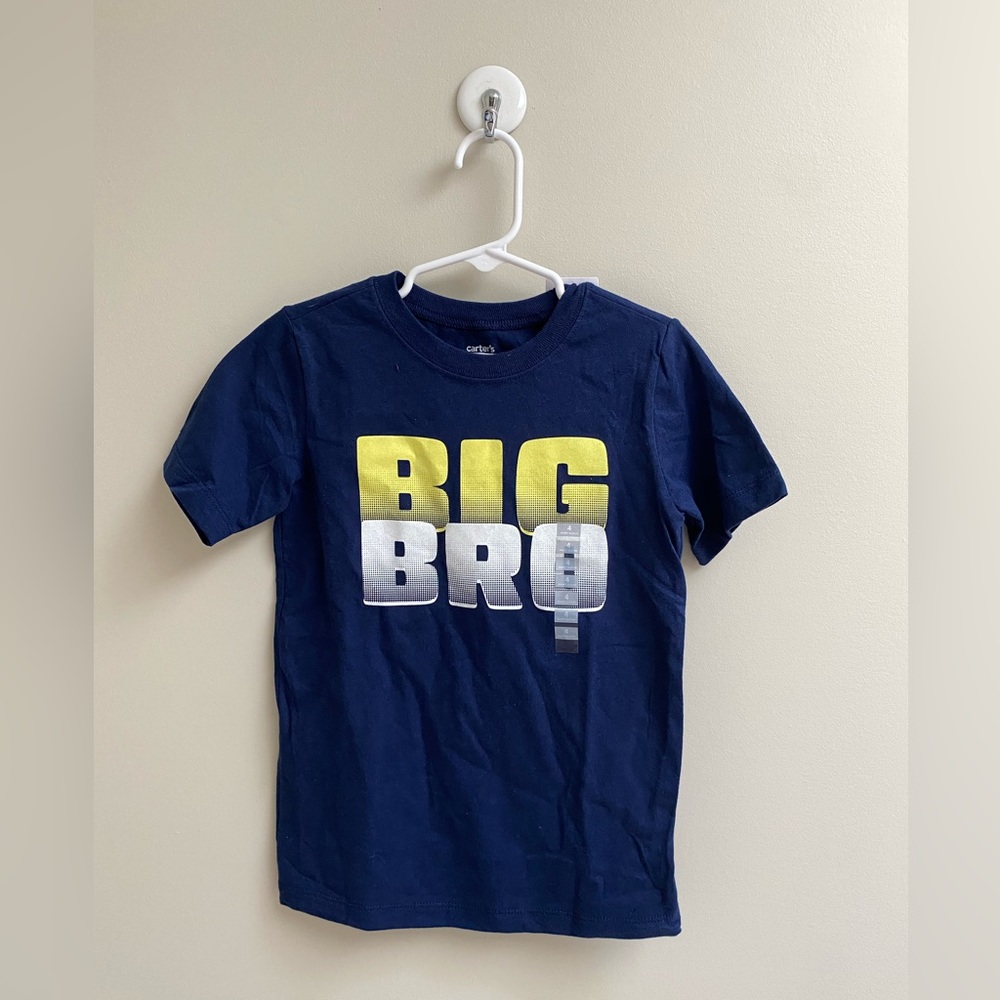 ⚫️5 for $25!⚫️ Carters “big bro” tshirt-NWT